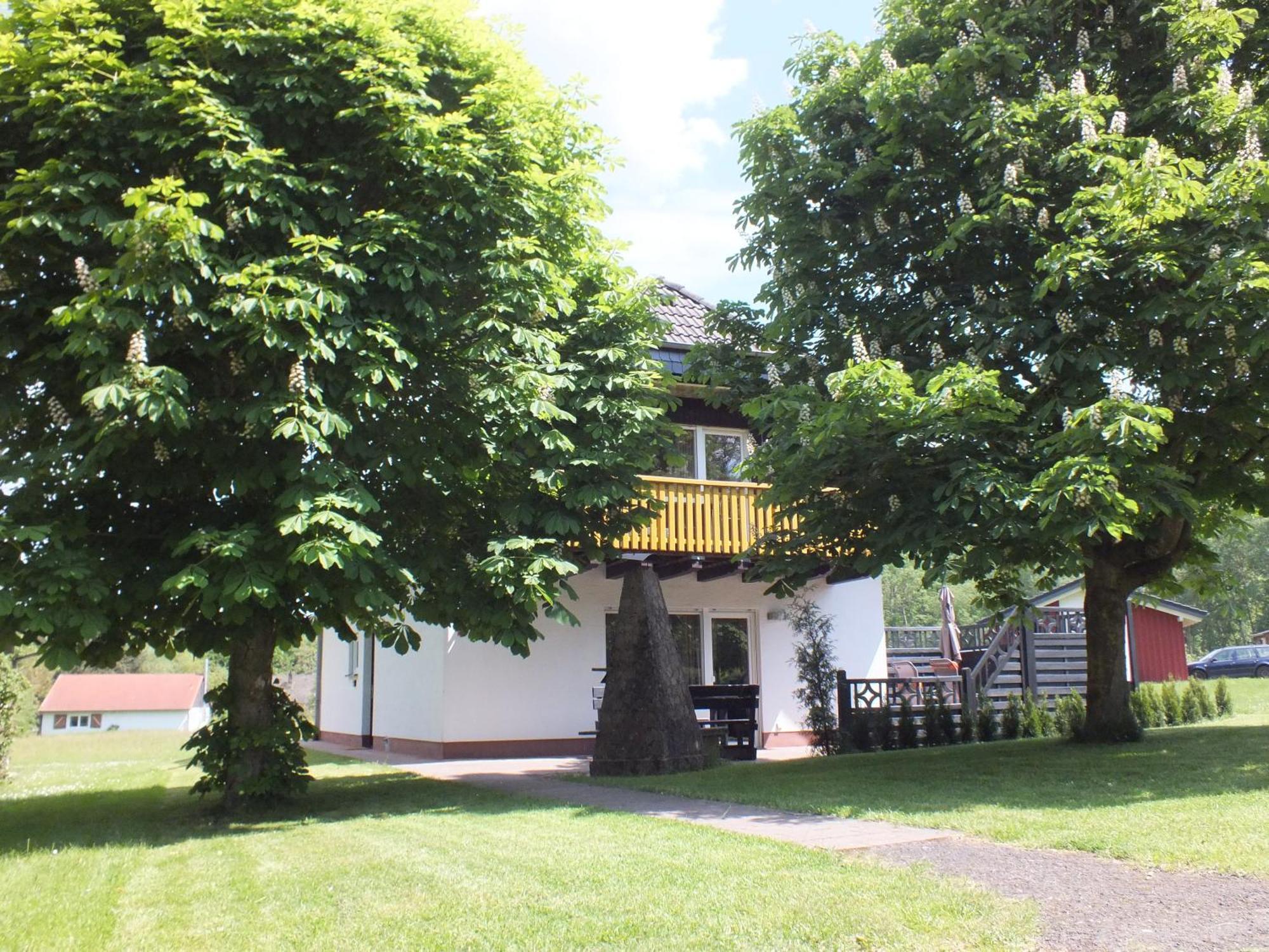 Ferienhaus Moni Mit 2 Separaten Wohnungen Am Silbersee Frielendorf Екстер'єр фото